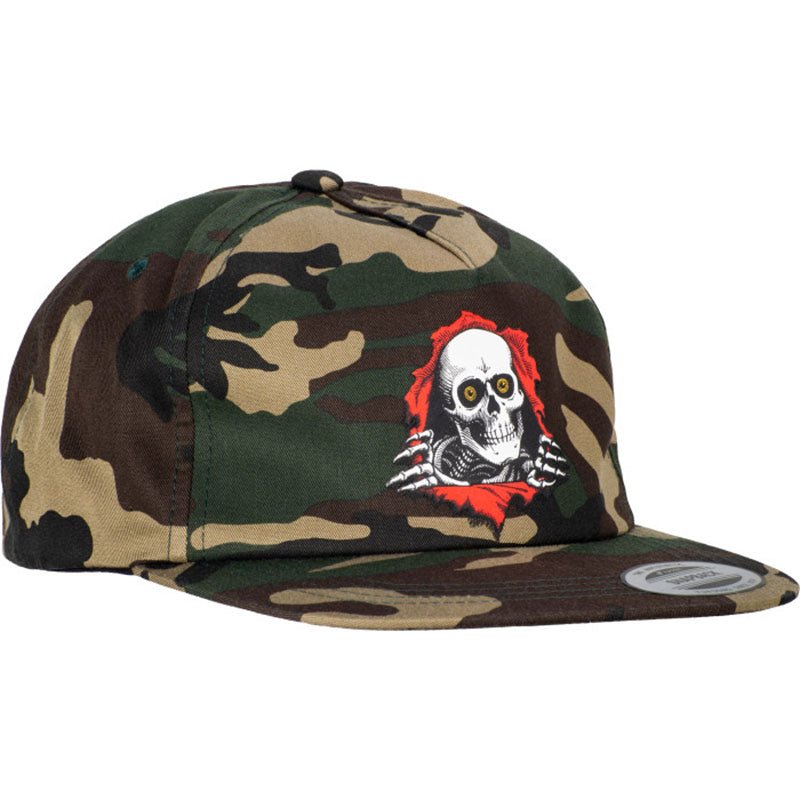 Powell Peralta Ripper "2" Snap Back Cap Camo Hat-5150 Skate Shop