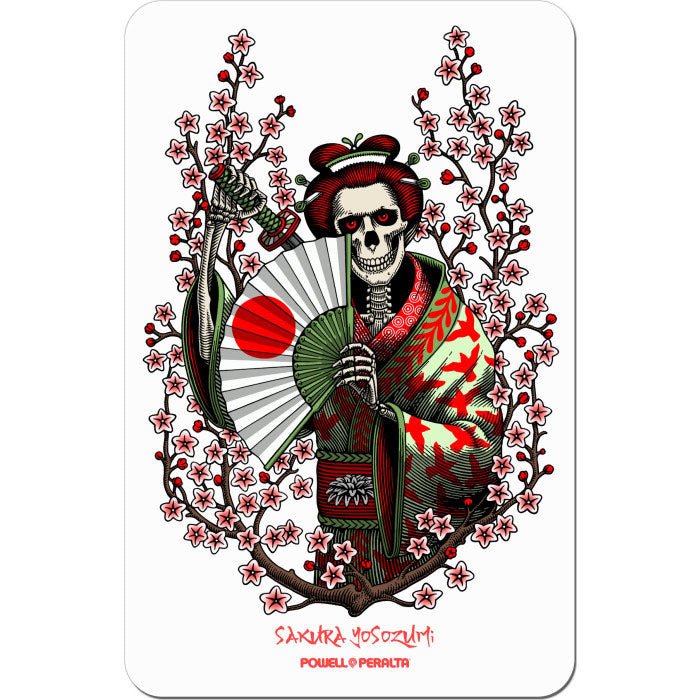 Powell Peralta Sakura Yosozumi Samurai Sticker-5150 Skate Shop