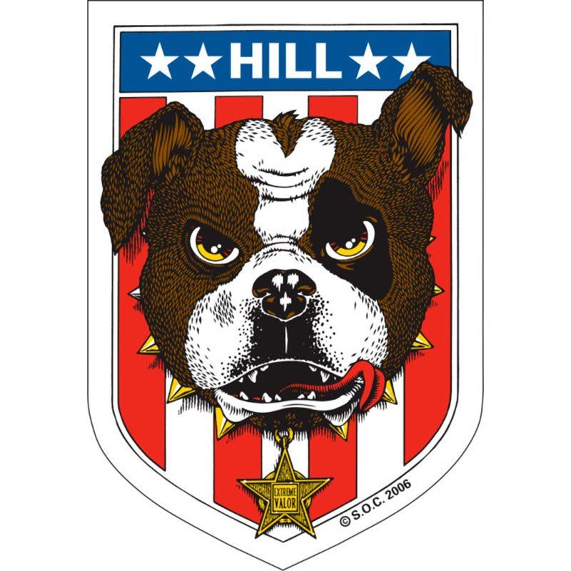Powell Peralta Skateboards 4.5" Tall Frankie Hill Bulldog Sticker 5150 Skate Shop