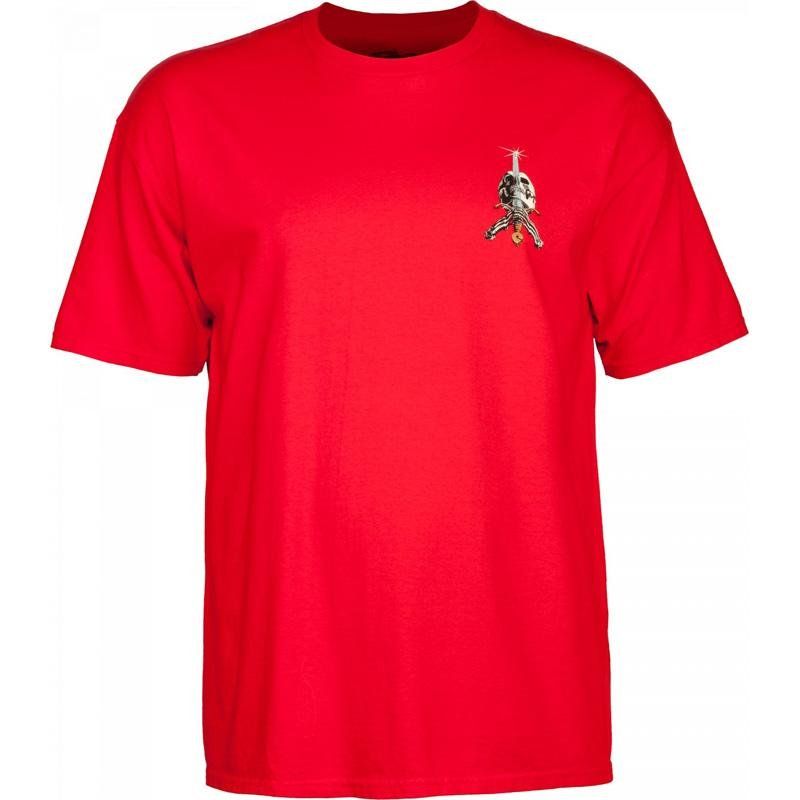 Powell Peralta Skateboards Skull & Sword Red T-Shirts 5150 Skate Shop