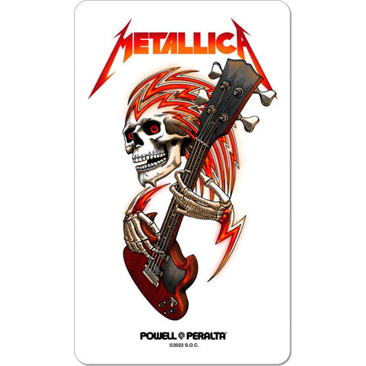 Powell Peralta Skateboards x Metallica Collab 4" x 6.5" Sticker - 5150 Skate Shop