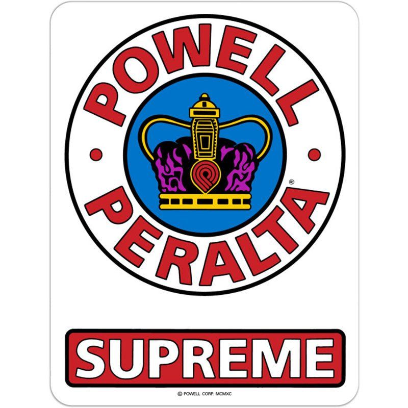 Powell Peralta Supreme OG Sticker 3.25" 5150 Skate Shop