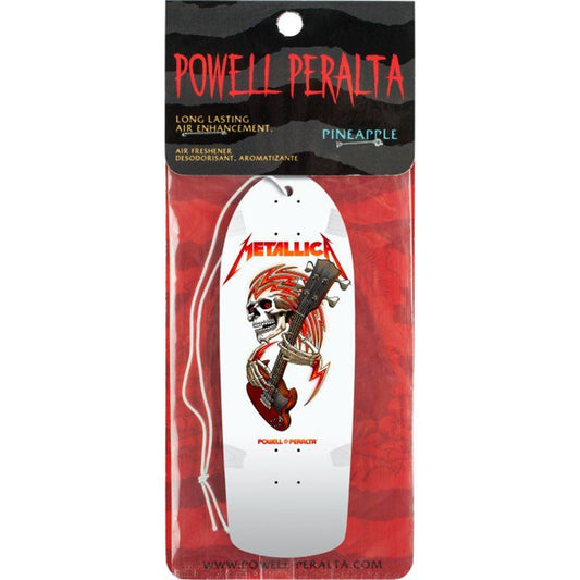 Powell Peralta x Metallica Collab White Air Freshener 5150 Skate Shop