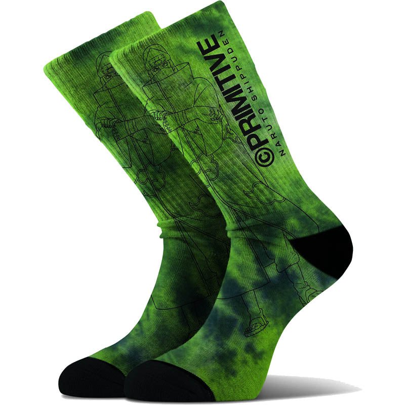 Primitive Kakuzu Washed Green Crew Socks-5150 Skate Shop