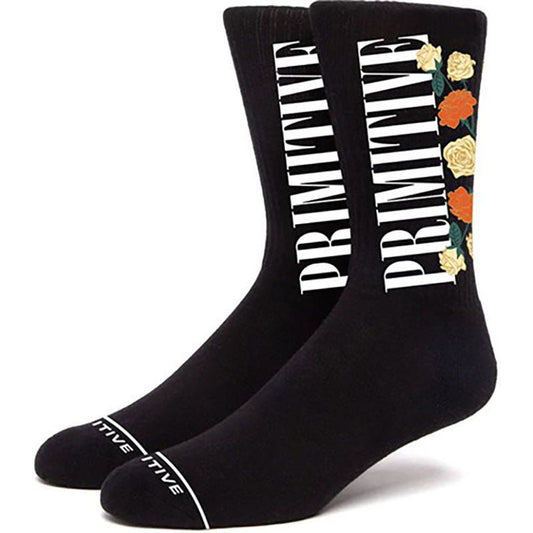 Primitive Skateboards Layne Black Socks 1pr 5150 Skate Shop