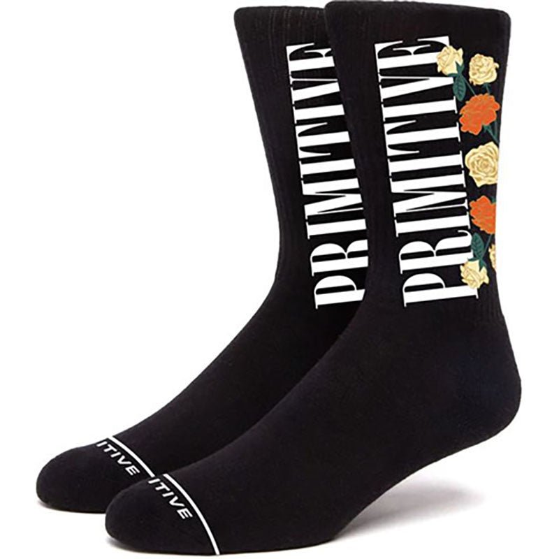 Primitive Skateboards Layne Black Socks-5150 Skate Shop