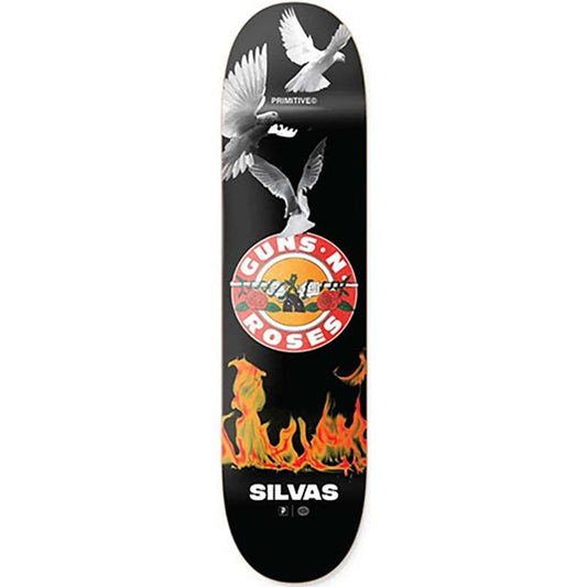 Primitive x Guns N' Roses 8.38" Silvas Next Door Skateboard Deck 5150 Skate Shop