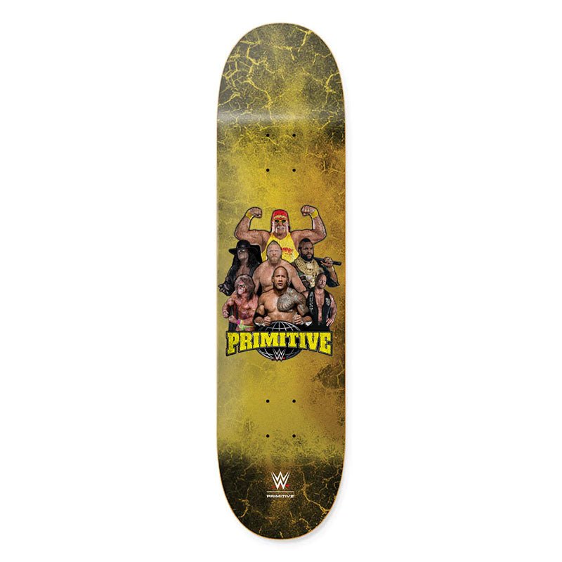 Primitive x WWE 8.38" x 31.88" MANIA TEAM Skateboard Deck-5150 Skate Shop