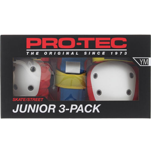 Pro-Tec Junior 3 Pack Box Youth Medium Retro Red - 5150 Skate Shop