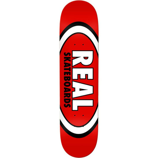 Real 8.12" Classic Oval Red Skateboard Deck-5150 Skate Shop