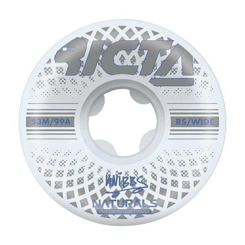Ricta 53mm 99a Knibbs Reflective Naturals Wide Skateboard Wheels 4pk 5150 Skate Shop