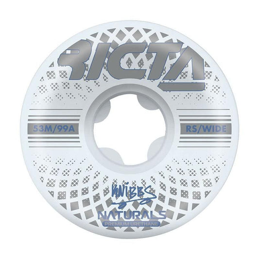 Ricta 53mm 99a Knibbs Reflective Naturals Wide Skateboard Wheels 4pk 5150 Skate Shop