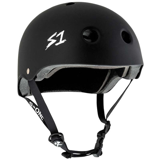 S1 Helmet Co. Lifer Matte Black Helmets - 5150 Skate Shop