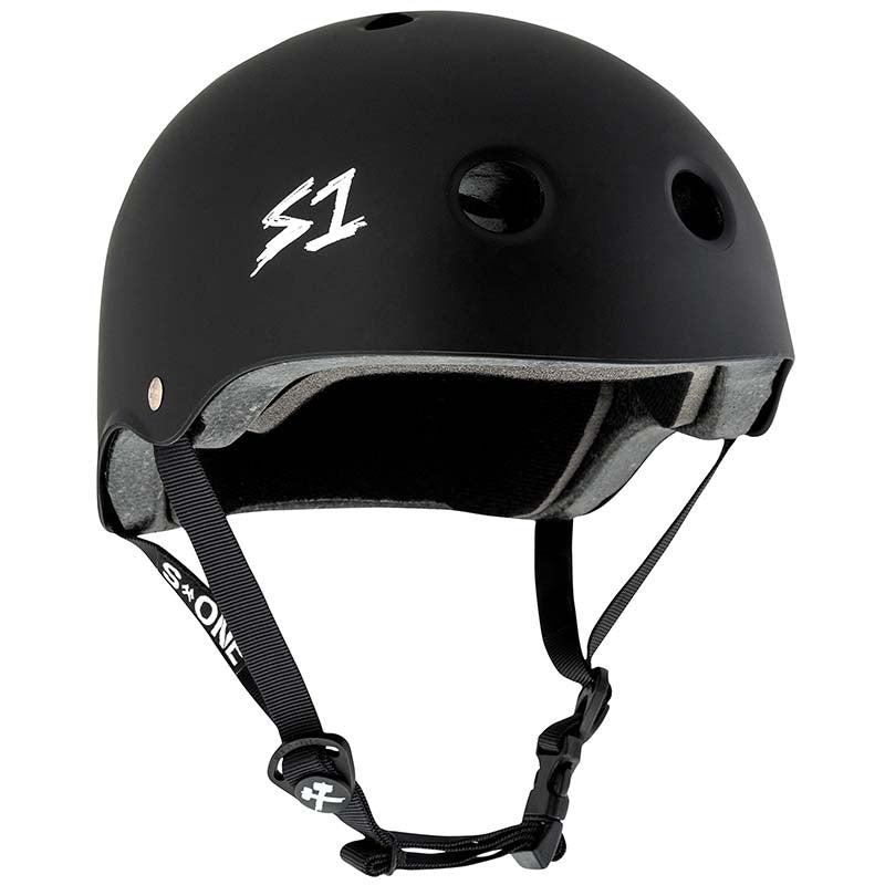 S1 Helmet Co. Lifer Matte Black Helmets-5150 Skate Shop