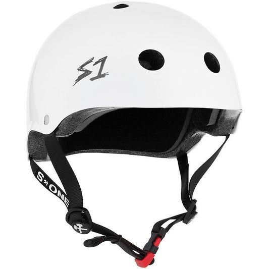 S1 Helmet Co. Mini Lifer Gloss White Helmets 5150 Skate Shop
