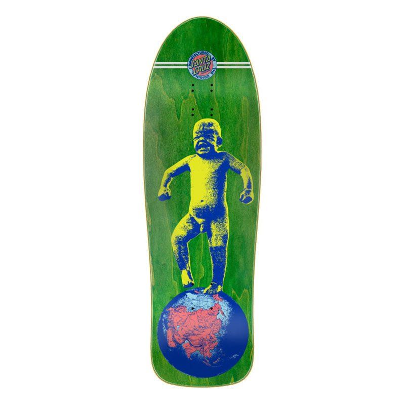 Santa Cruz 10.09" x 31.97" Salba Baby Stomper Reissue Skateboard Deck 5150 Skate Shop