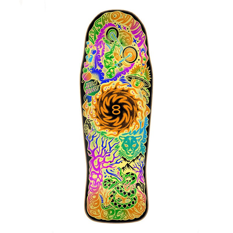 Santa Cruz 10.34" x 30.54" Winkowski Dope Planet Two Shaped Skateboard Deck-5150 Skate Shop