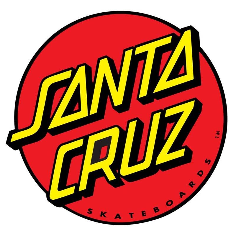 Santa Cruz 3" x 3" Classic Dot Sticker-5150 Skate Shop