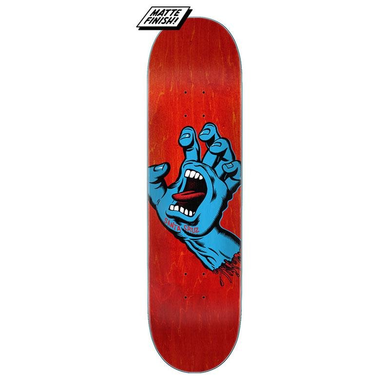 Santa Cruz 8.0" x 31.6" Screaming Hand Skateboard Deck - 5150 Skate Shop