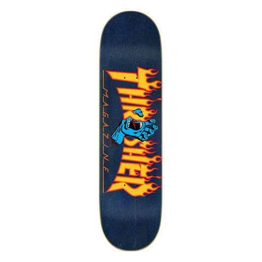 Santa Cruz 8.25" x 31.8" Thrasher Screaming Flame Logo Skateboard Deck - 5150 Skate Shop