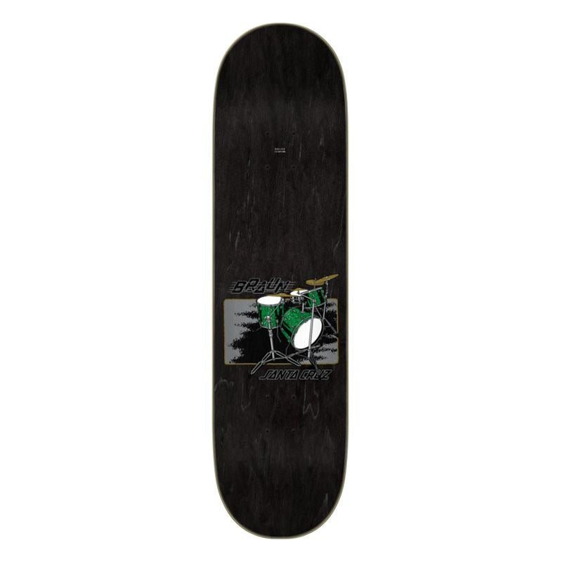 Santa Cruz 8.25"x 31.8" Braun Drum Kit Ever-Slick Skateboard Deck-5150 Skate Shop