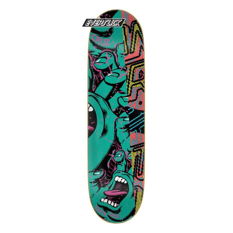 Santa Cruz 8.5" x 32.2" No Pattern Hand Ever-Slick Skateboard Deck-5150 Skate Shop