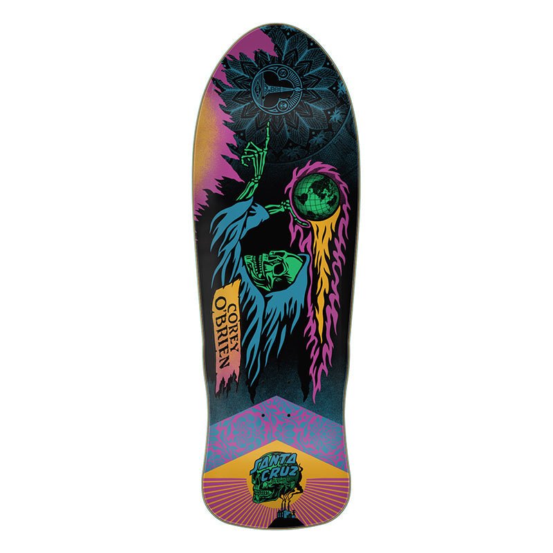 Santa Cruz 9.85" x 30" O'Brien Reaper by Shepard Fairey Reissue Skateboard Deck-5150 Skate Shop