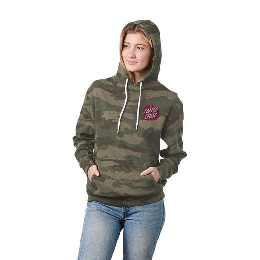 Santa Cruz Bouquet Dot P/O Hooded Womens Sweatshirt 5150 Skate Shop