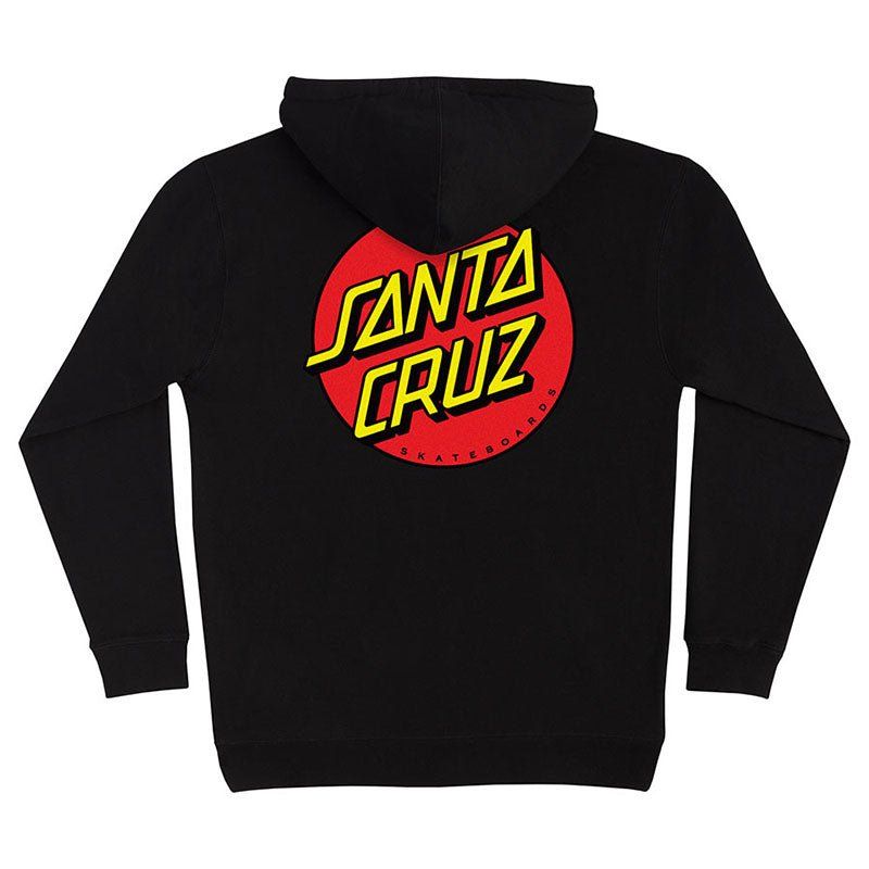 Santa Cruz Classic Dot P/O Hooded Heavyweight Mens Sweatshirt 5150 Skate Shop