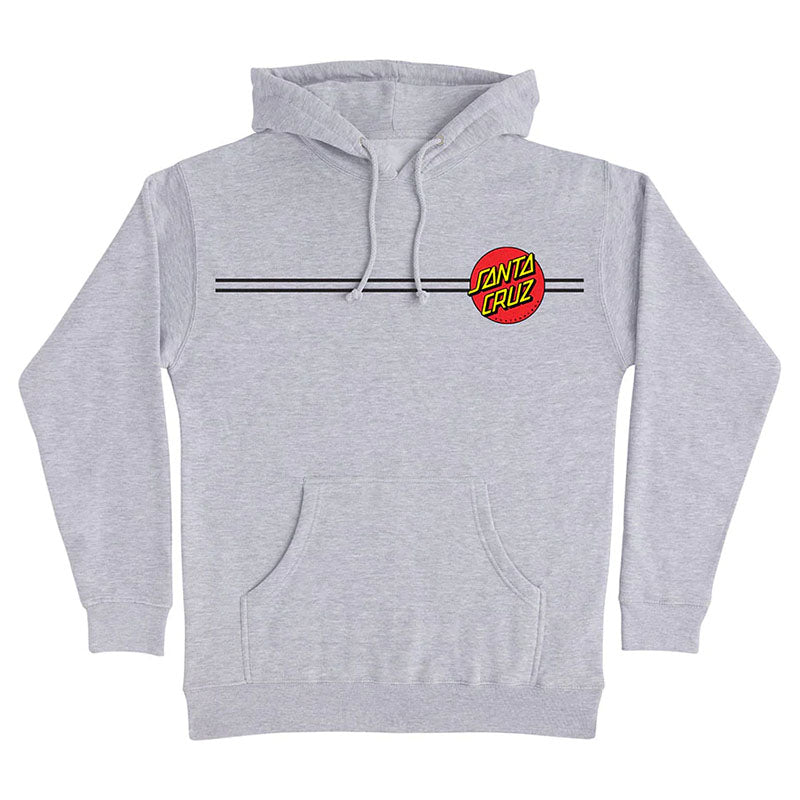Santa Cruz Mens Classic Dot Heavyweight Gray Hoodies-5150 Skate Shop
