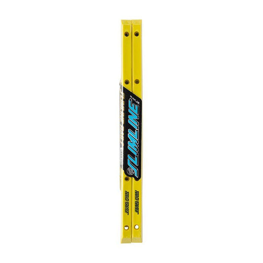Santa Cruz (NEON YELLOW) Slimline Skateboard Rails 2pk 5150 Skate Shop