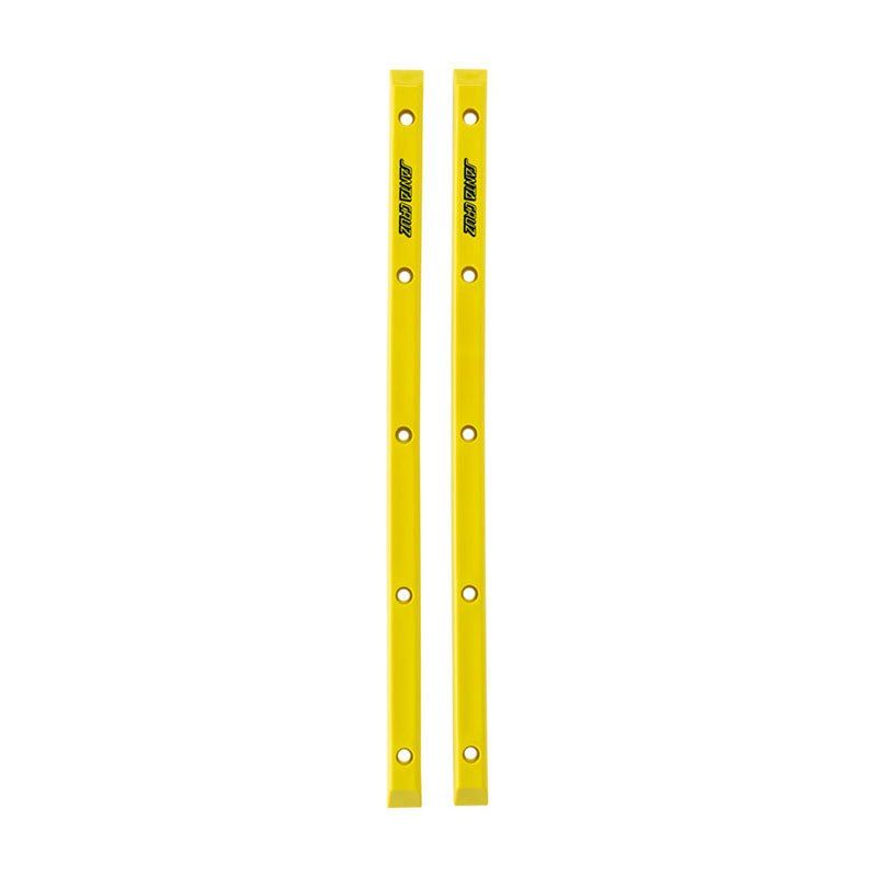 Santa Cruz (NEON YELLOW) Slimline Skateboard Rails 2pk 5150 Skate Shop