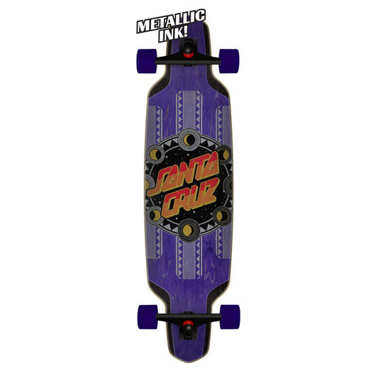 Santa Cruz Phase Dot 9.50" x 37.52" Drop Down Cruiser Skateboard-5150 Skate Shop