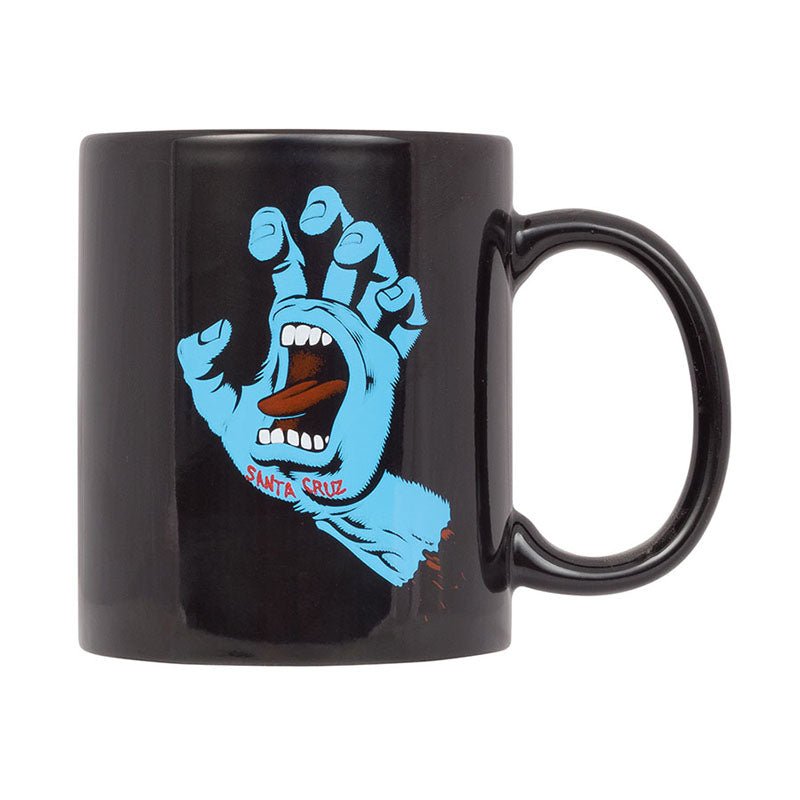 Santa Cruz Skateboards Black Screaming Hand Mug-5150 Skate Shop