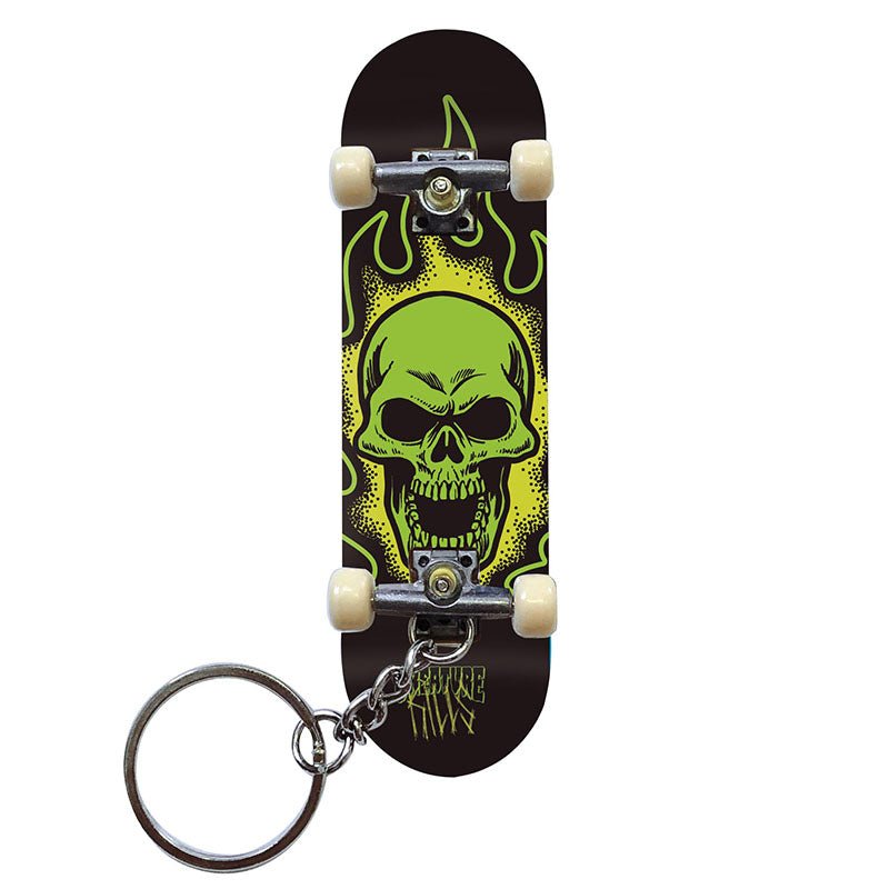 Santa Cruz Skateboards Bonehead Fingerboard keychain - 5150 Skate Shop