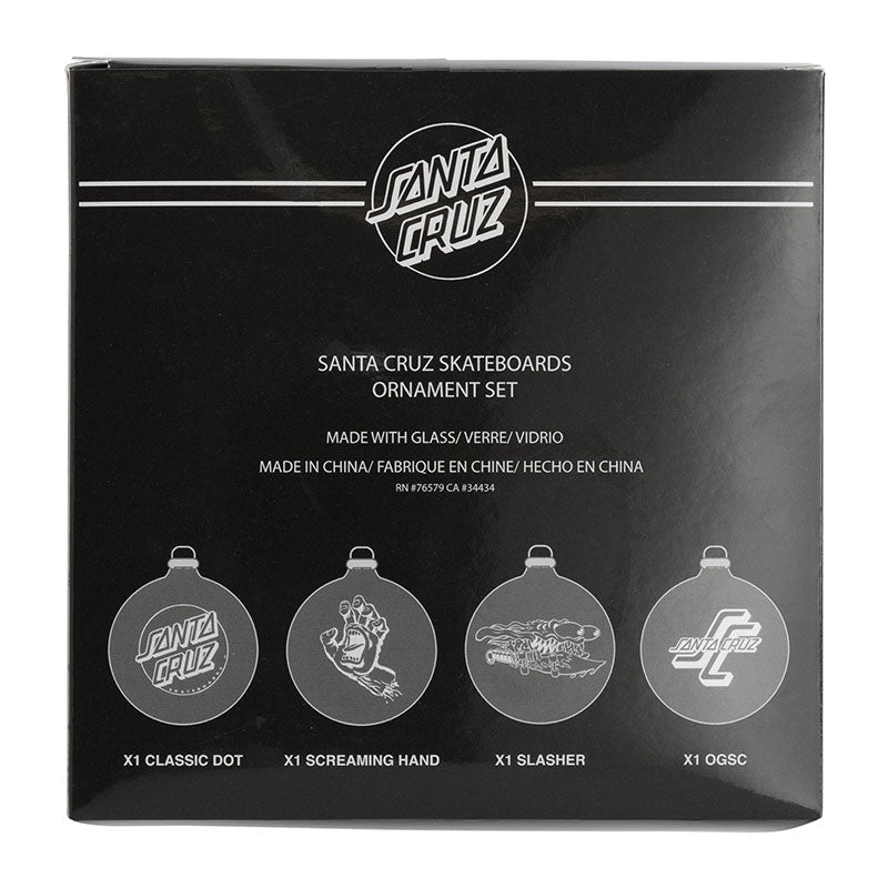 Santa Cruz Skateboards Classics Ornament Set-5150 Skate Shop