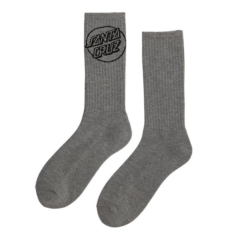 Santa Cruz Skateboards Eco Gunmetal Heather Opus Eco Dot Mens Socks 5150 Skate Shop