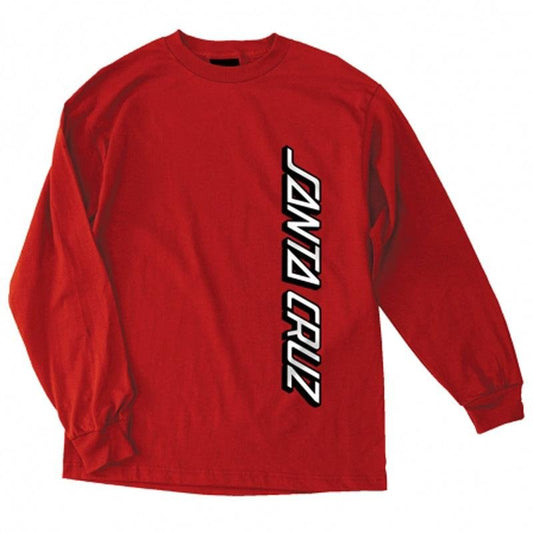 Santa Cruz Vertical Strip Regular L/S Mens T-Shirts - 5150 Skate Shop