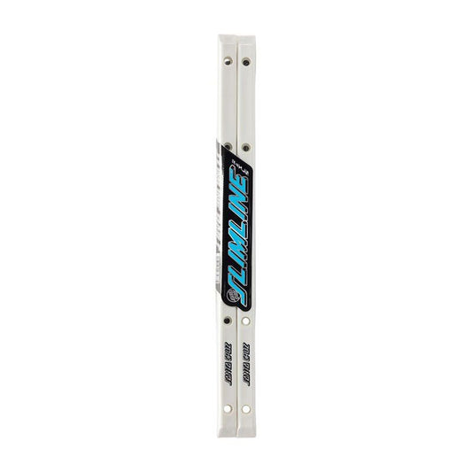 Santa Cruz (WHITE) Slimline Skateboard Rails 2pk 5150 Skate Shop