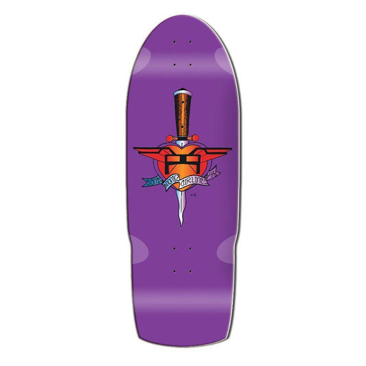 Santa Monica Airlines 10.5" x 31" PURPLE Heart Attach (SMA)Limited Signed & Numbered Skateboard Deck 5150 Skate Shop
