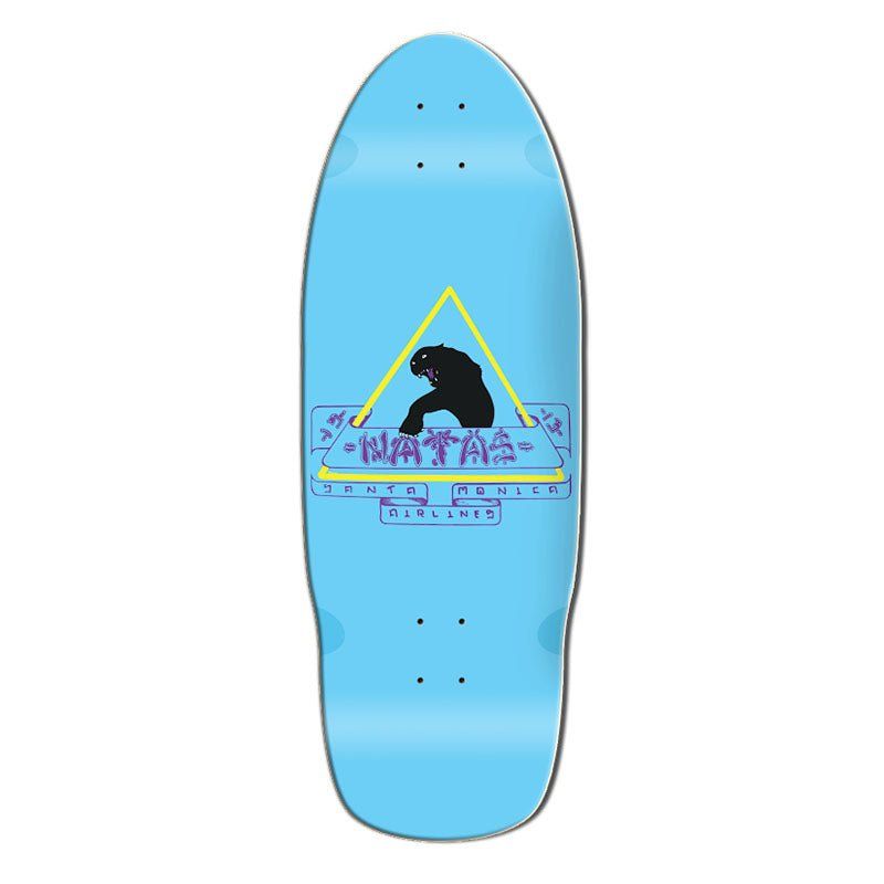 Santa Monica Airlines 10" x 29" Blue Dip Natas (SMA) Skateboard Deck 5150 Skate Shop