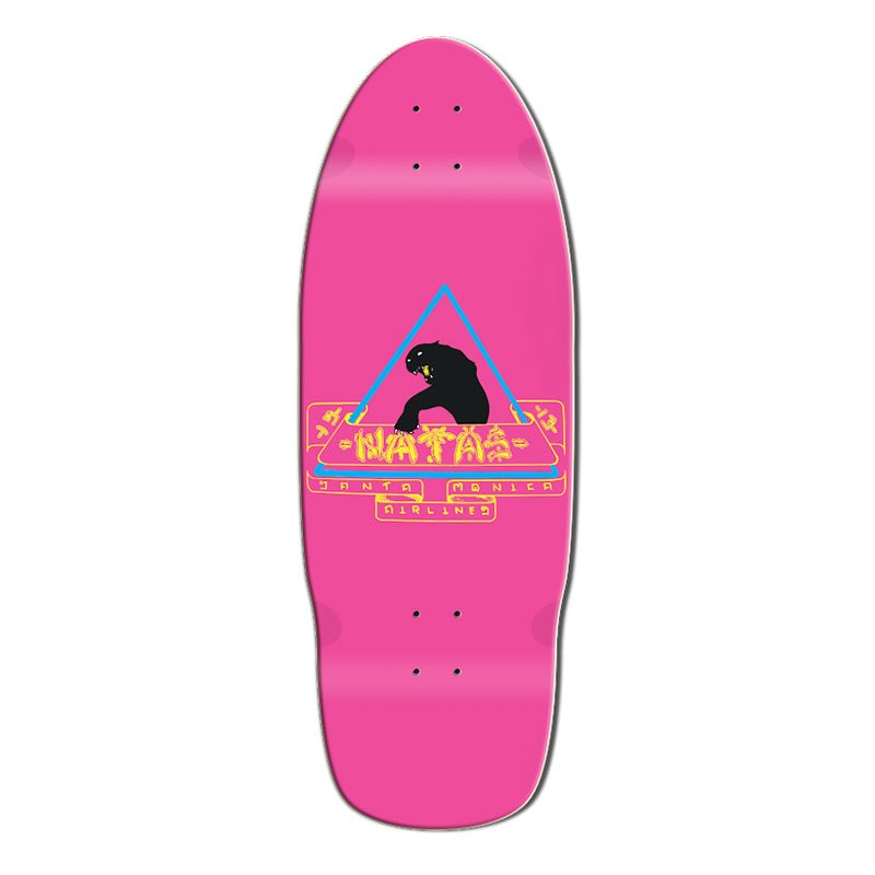 Santa Monica Airlines 10" x 29" Pink Natas (SMA) Skateboard Deck Series 02-5150 Skate Shop