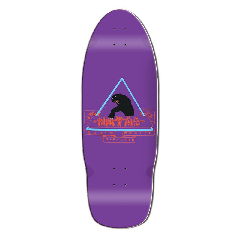 Santa Monica Airlines 10" x 29" Purple Dip Natas (SMA) Skateboard Deck-5150 Skate Shop