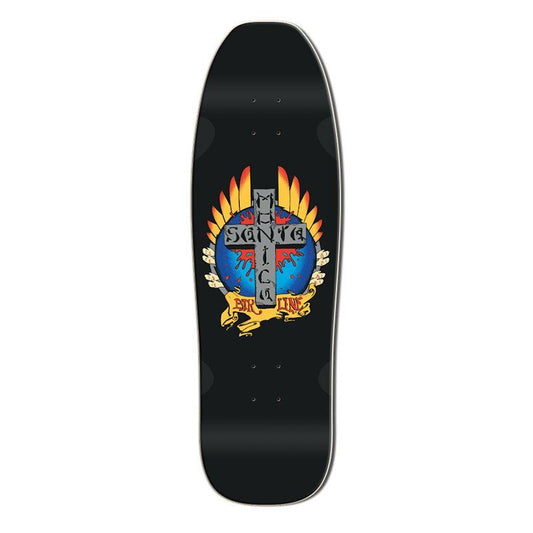 Santa Monica Airlines 9.5" x 31" Black Dip Stigmata (SMA) Skateboard Deck 5150 Skate Shop