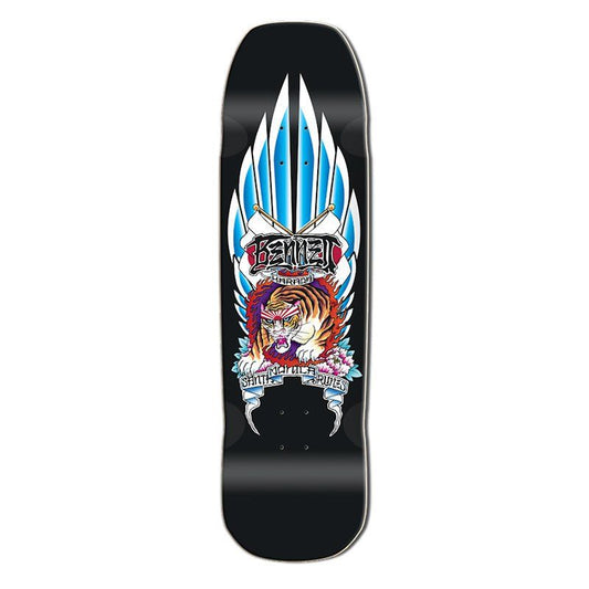 Santa Monica Airlines 9" x 33" Black (SMA) BENNET TIGER HARADA Limited Signed & Numbered Skateboard Deck 5150 Skate Shop
