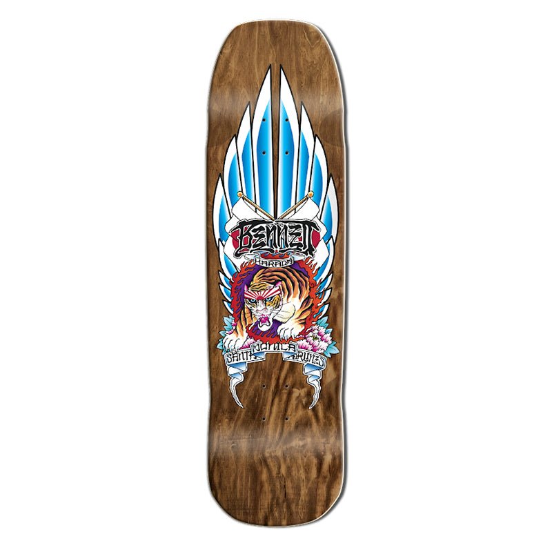 Santa Monica Airlines 9" x 33" Brown Stain (SMA) BENNET TIGER HARADA Skateboard Deck-5150 Skate Shop