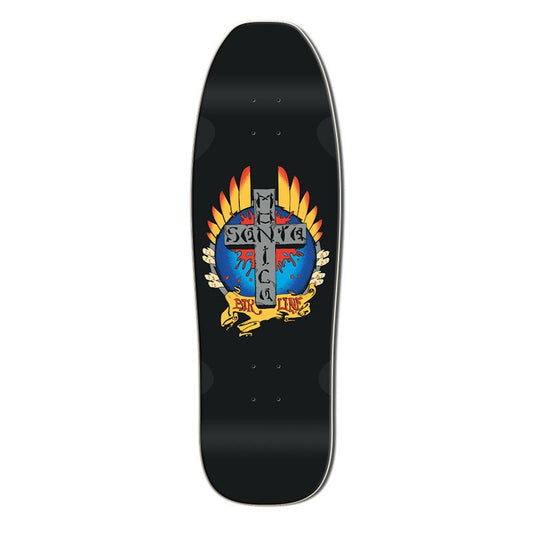 Santa Monica Airlines 9.5" x 31" Black Dip Stigmata (SMA) Skateboard Deck-5150 Skate Shop