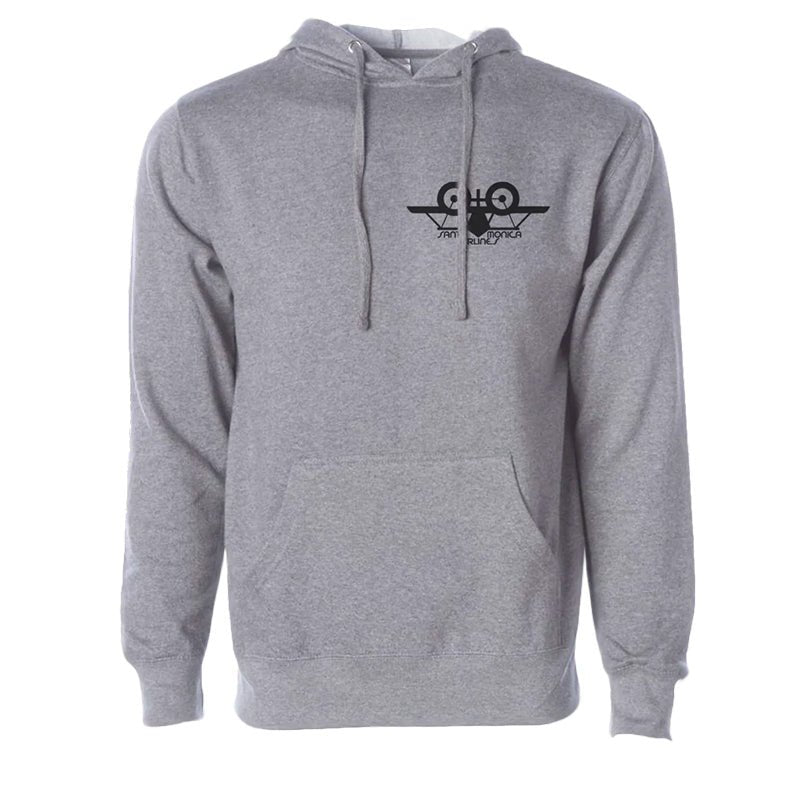 Santa Monica Airlines (SMA) NATAS Grey Heather Hoodies-5150 Skate Shop