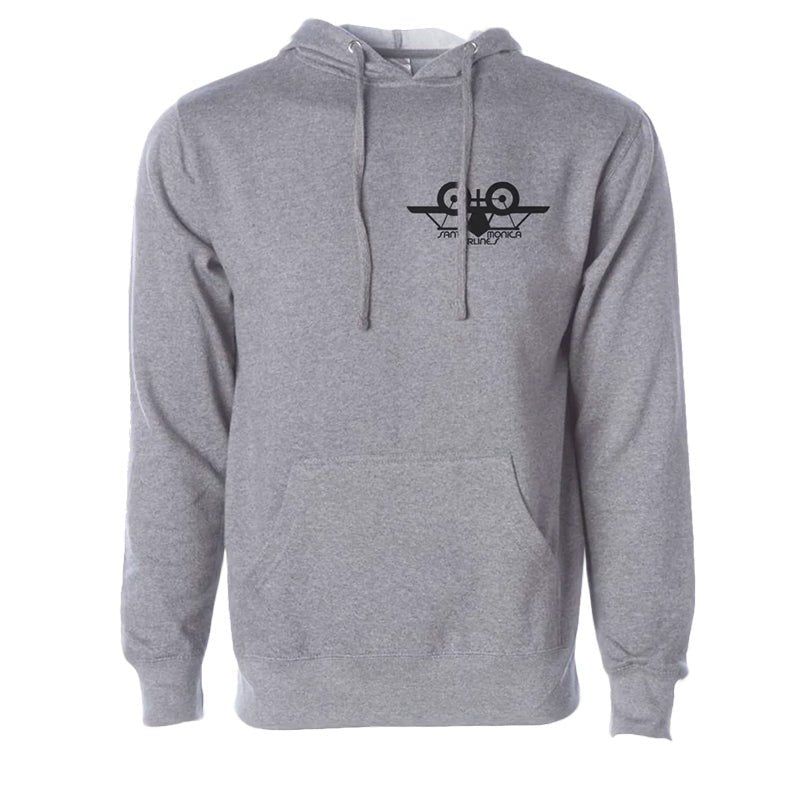 Santa Monica Airlines (SMA) NATAS Grey Heather Hoodies 5150 Skate Shop