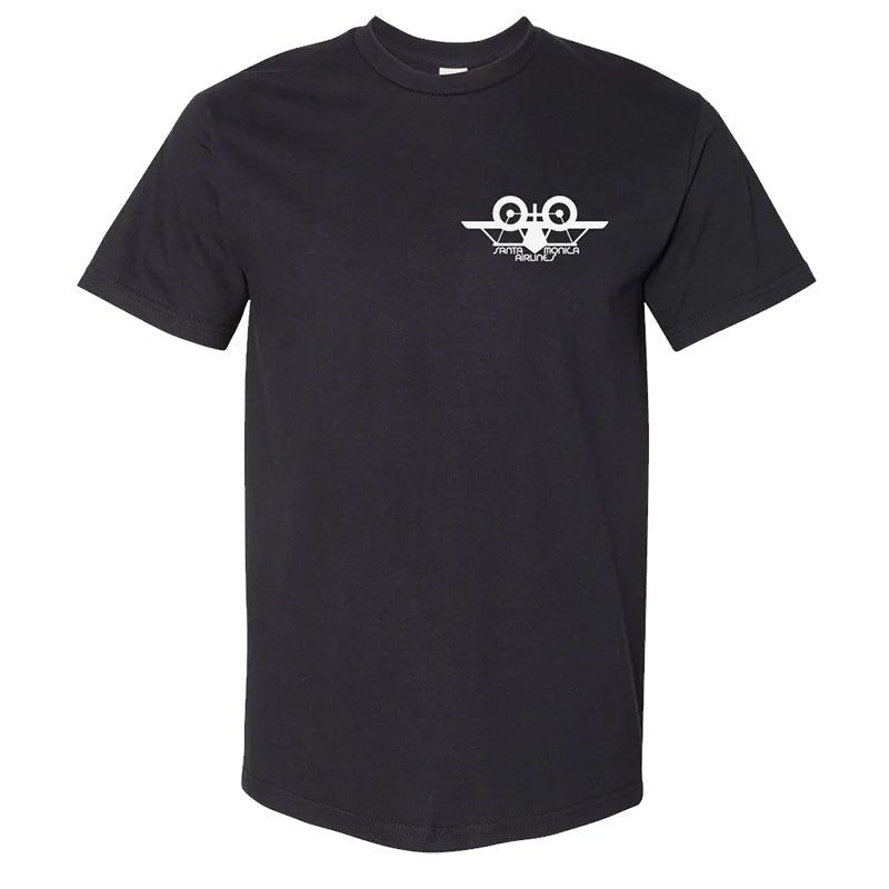 Santa Monica Airlines (SMA) STIGMATA Short Sleeve Black T-Shirts 5150 Skate Shop